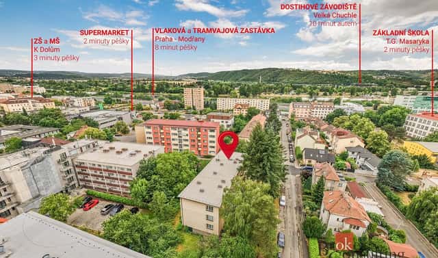 Prodej bytu 2+1 54 m², Klostermannova, Praha 4 – Modřany
