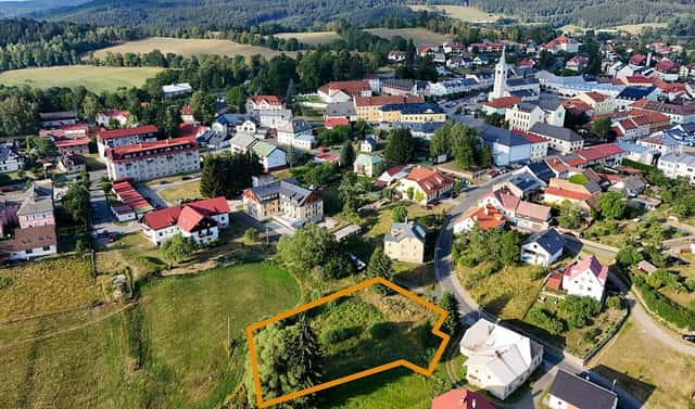 Prodej stavebního pozemku 1 662 m², Nerudova, Kašperské Hory, okres Klatovy