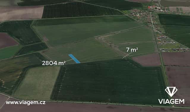 Prodej pole 350 m², Charvatce, okres Mladá Boleslav