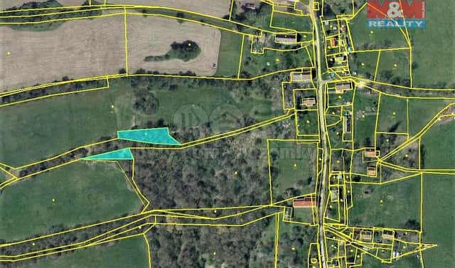 Prodej louky 1 399 m², Kozly, okres Česká Lípa