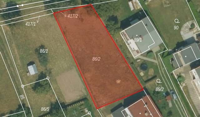 Prodej stavebního pozemku 959 m², Holasovice, okres Opava