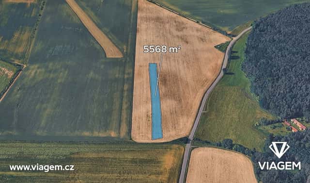 Prodej pole 1 856 m², Česká Bříza, okres Plzeň-sever