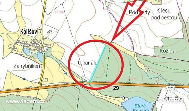 Prodej pole 1 848 m², Bernartice, okres Písek