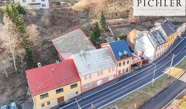 Prodej domu 203 m² s pozemkem 428 m², tř. Čs. armády, Jáchymov, okres Karlovy Vary