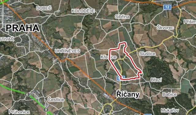 Prodej pole 23 998 m², Křenice, okres Praha-východ