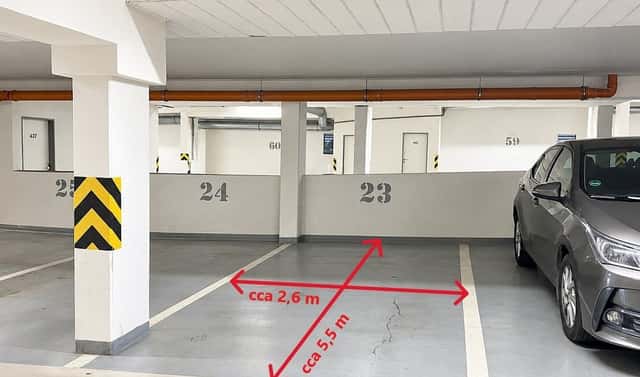 Pronájem vnitřního garážového stání cca 14 m2, ul. Vladycká, Praha 10 - Hostivař., Vladycká, Praha 10 – Hostivař