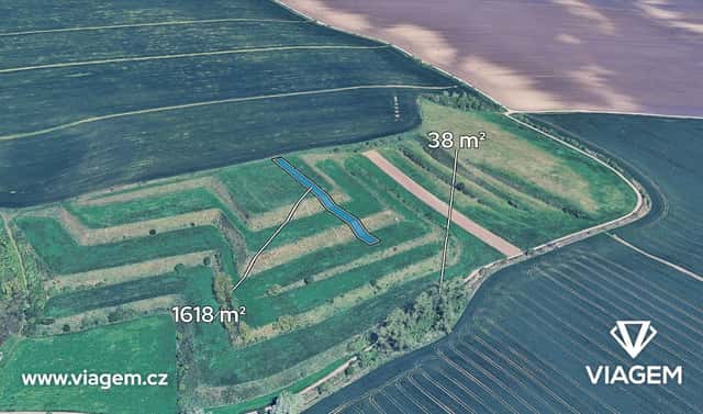 Prodej pole 1 656 m², Nosislav, okres Brno-venkov