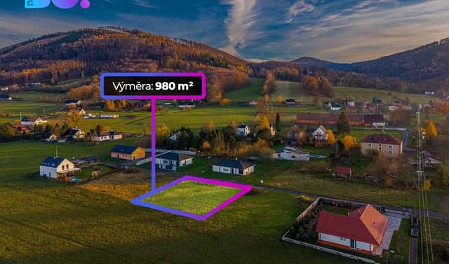 Prodej stavebního pozemku 980 m², Komorní Lhotka, okres Frýdek-Místek