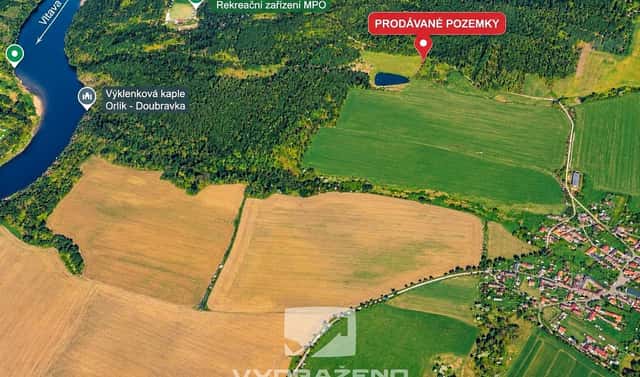 Prodej louky 1 726 m², Chrášťany, okres České Budějovice