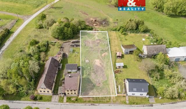 Prodej stavebního pozemku 1 497 m², Mutěnín, okres Domažlice