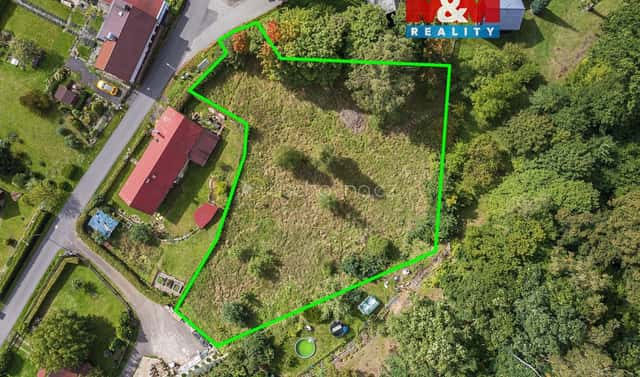 Prodej stavebního pozemku 2 091 m², Růžová, okres Děčín