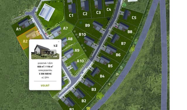 Prodej stavebního pozemku 959 m², Česká Skalice – Zlíč, okres Náchod