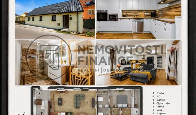 Prodej domu 78 m² s pozemkem 440 m², V Hradu, Dolní Bukovsko, okres České Budějovice