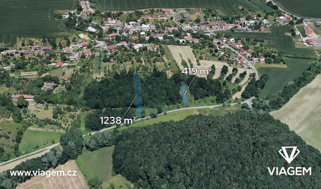 Prodej pole 516 m², Bělov, okres Zlín