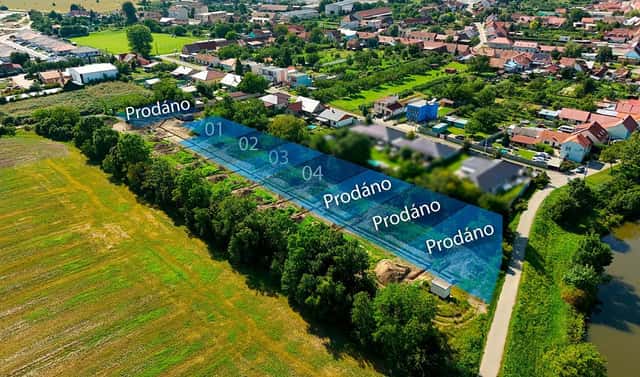 Prodej stavebního pozemku 604 m², Bulhary, okres Břeclav