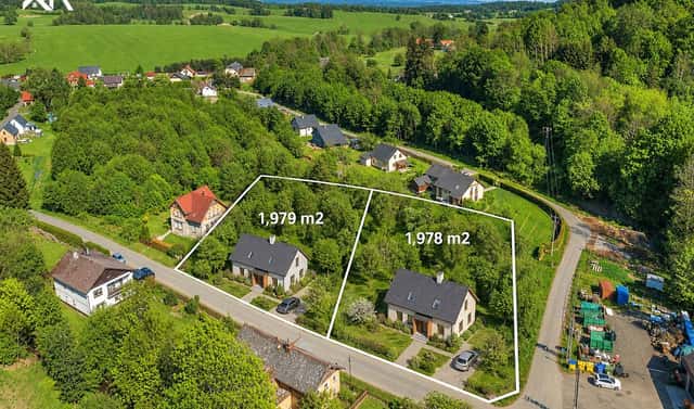 Prodej stavebního pozemku 1 978 m², Kunratice u Cvikova, okres Česká Lípa