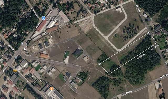Prodej komerčního pozemku 8 317 m², Ke Trati, Káraný, okres Praha-východ