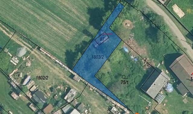 Prodej stavebního pozemku 154 m², Horní Kozolupy, okres Tachov