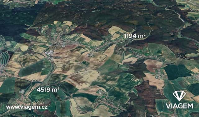 Prodej pole 1 375 m², Lovčice, okres Hodonín
