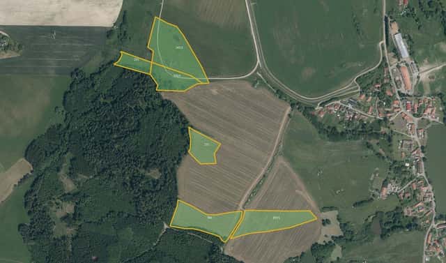 Prodej pole 64 632 m², Jankov – Pičín, okres Benešov