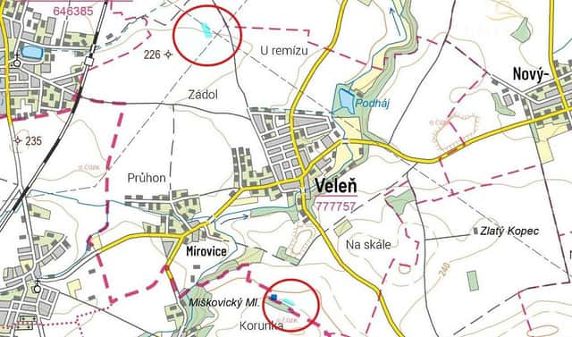 Prodej pole 8 950 m², Hlavní, Veleň, okres Praha-východ
