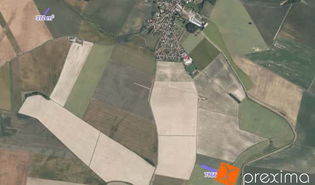 Prodej pole 1 987 m², Jíkev, okres Nymburk