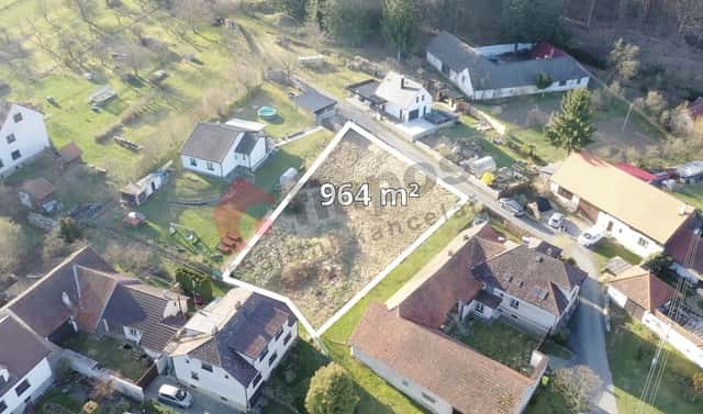 Prodej stavebního pozemku 964 m², Ondřejov, okres Pelhřimov