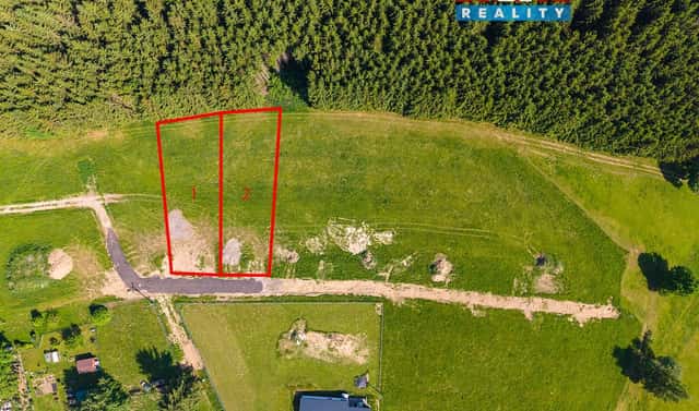 Prodej stavebního pozemku 1 000 m², Krásná, okres Cheb
