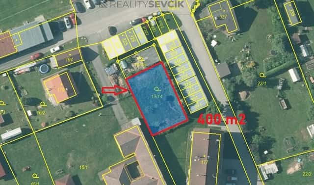 Prodej stavebního pozemku 400 m², Číměř, okres Jindřichův Hradec