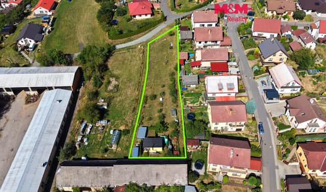 Prodej stavebního pozemku 1 496 m², Puklice, okres Jihlava