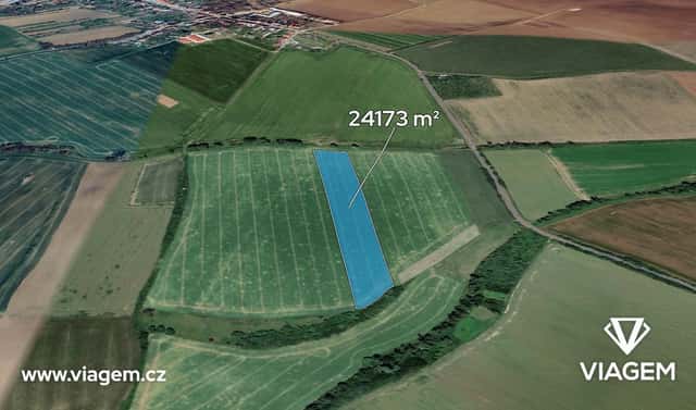Prodej pole 24 173 m², Jarohněvice, okres Kroměříž
