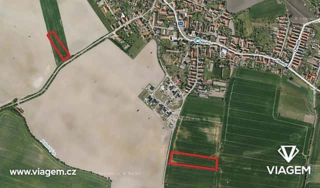 Prodej pole 1 961 m², Běrunice, okres Nymburk