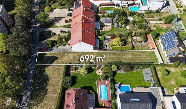 Prodej stavebního pozemku 692 m², Zlatá Hora, Slavkov u Brna, okres Vyškov