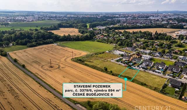Prodej stavebního pozemku 894 m², České Budějovice