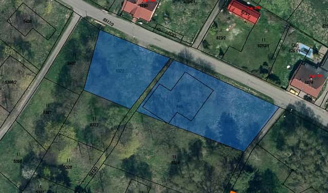 Prodej stavebního pozemku 2 325 m², Jiříkov, okres Děčín