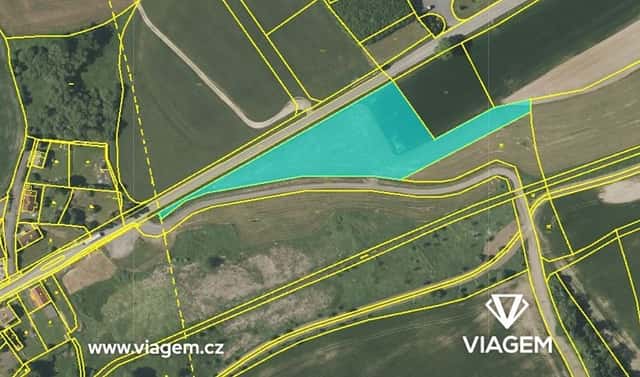 Prodej pole 5 886 m², Všeruby, okres Domažlice
