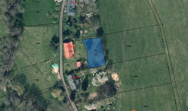 Prodej stavebního pozemku 194 m², Chřibská, okres Děčín