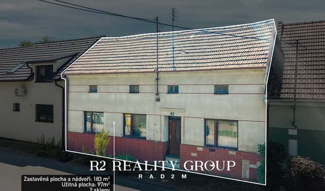 Prodej domu 97 m² s pozemkem 183 m², Prusy-Boškůvky – Boškůvky, okres Vyškov