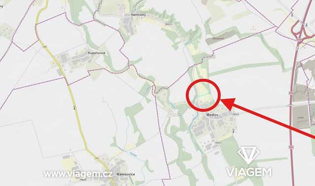 Prodej stavebního pozemku 631 m², Medlov, okres Brno-venkov