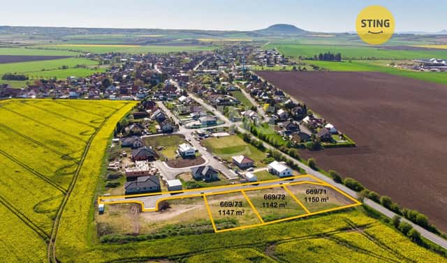Prodej stavebního pozemku 1 147 m², Cítov, okres Mělník