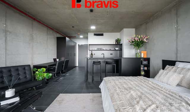 Pronájem bytu 1+kk 35 m², Královopolská, Brno – Žabovřesky, okres Brno-město