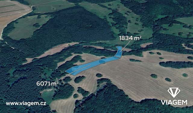 Prodej pole 988 m², Suchov, okres Hodonín