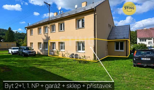 Prodej bytu 2+kk 61 m², Světlá nad Sázavou – Josefodol, okres Havlíčkův Brod