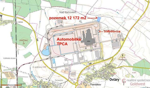 Prodej komerčního pozemku 12 172 m², Ovčáry, okres Kolín
