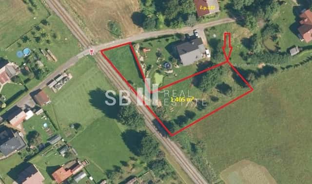 Prodej stavebního pozemku 1 405 m², Borová, okres Svitavy