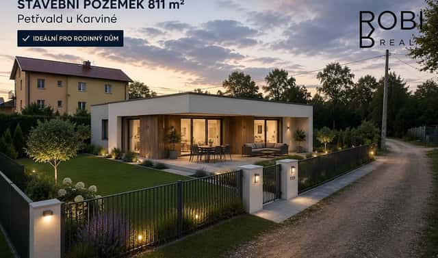 Prodej stavebního pozemku 811 m², Slezská, Petřvald, okres Karviná