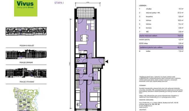 Prodej bytu 3+kk 80 m², Modřanská, Praha 4