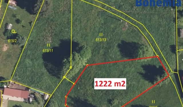 Prodej stavebního pozemku 1 222 m², Žacléř – Bobr, okres Trutnov