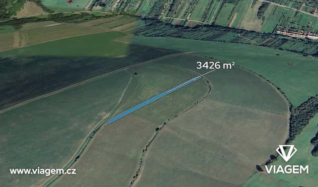 Prodej pole 3 426 m², Strání, okres Uherské Hradiště