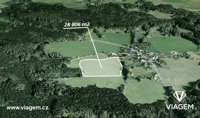 Prodej pole 28 806 m², Nasavrky, okres Chrudim